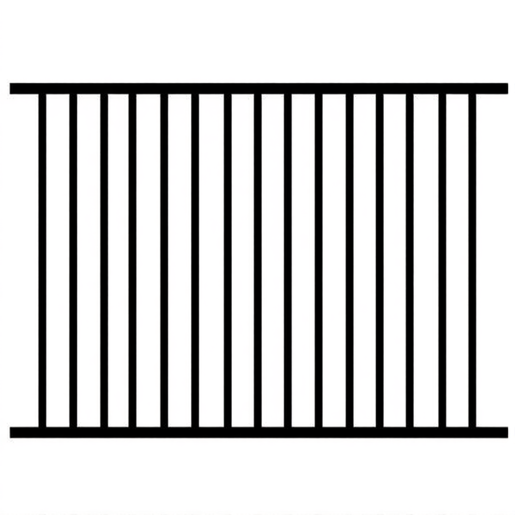 Aluminum Fence Section