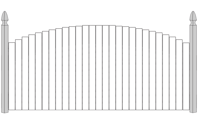 Convex Flat Point No Spacing