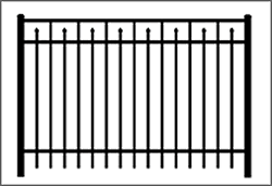 Aluminum Gate Post