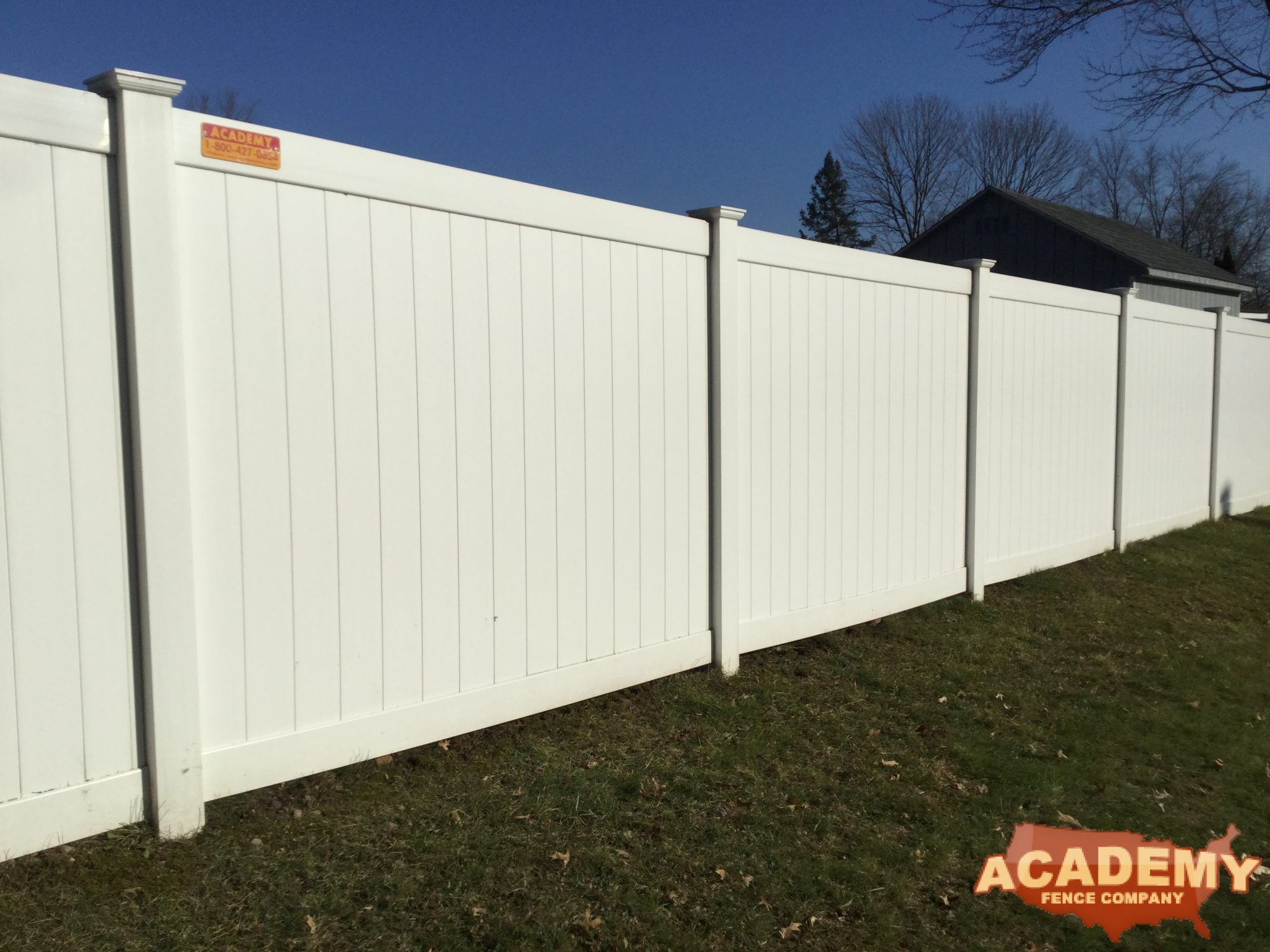 Vinyl PVC Solid Board Privacy Fence