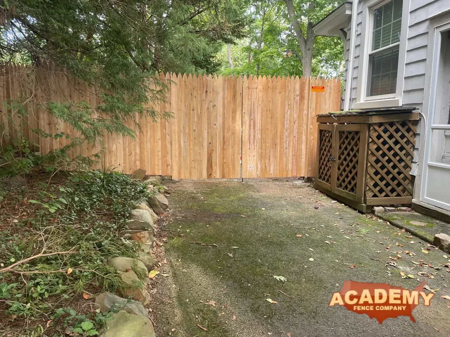 South Orange, Essex County - 6ft solid board cedar installation in south orange, nj