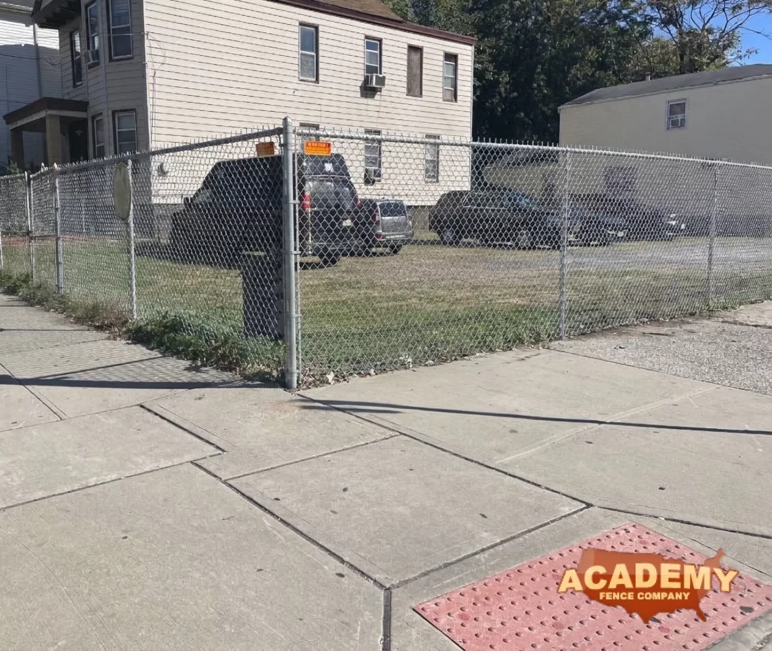 Jersey City, Hudson County - Galvanized Chain Link Fence Installation in Jersey City, NJ