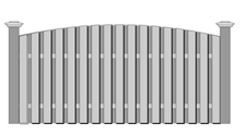 Convex Flat Point 2-1/2in