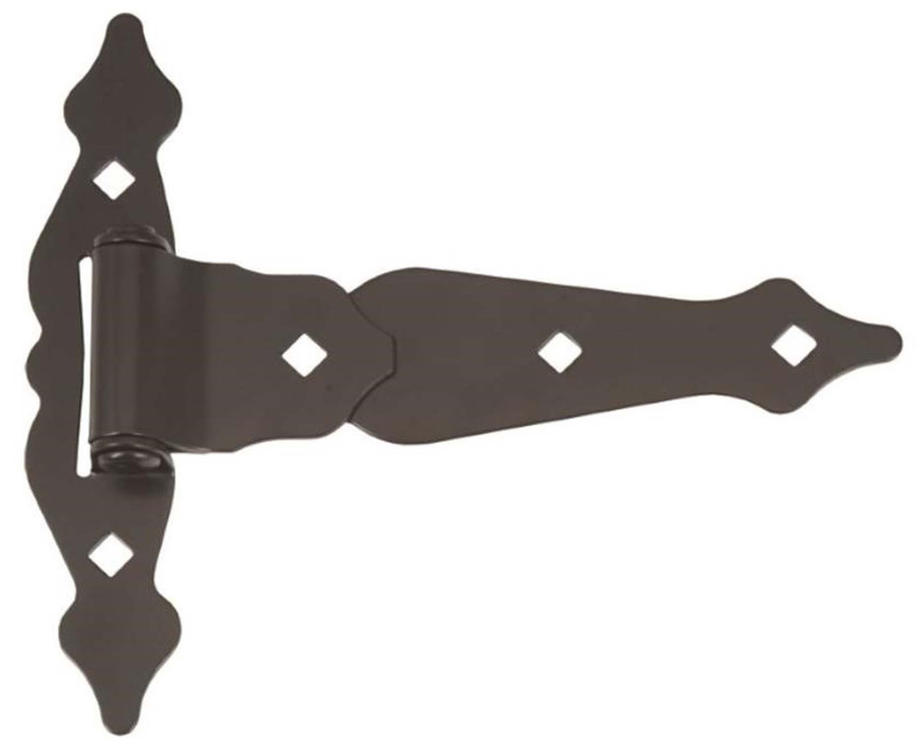Decorative T-Hinge for Wood Gate - 2pcs - 8in