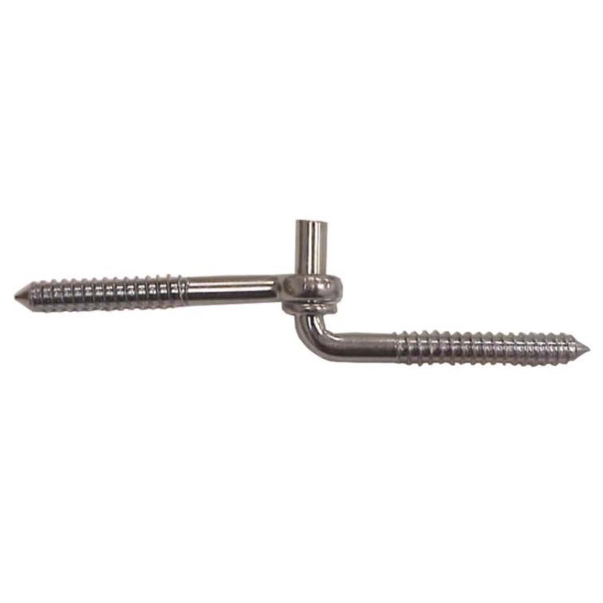 Screw Hook and Eye Hinges - 2pcs - 5/8" x 5"