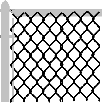  4ft - Chain Link Fence Complete System 1