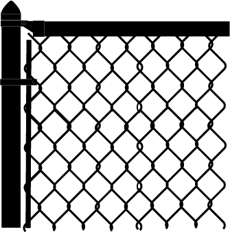  4ft - Chain Link Fence Complete System 1